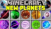 Minecraft NEW PLANETS MOD l TRAVEL TO NEW PLANETS IN SPACE! l Modded ...