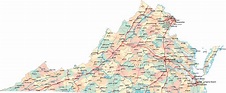 Virginia Road Map - VA Road Map - Virginia Highway Map