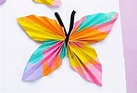 Schmetterlinge basteln mit Kindern - 24 tolle Ideen für eine Frühlingsdeko