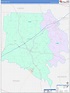 Davie County, NC Wall Map Color Cast Style by MarketMAPS - MapSales.com