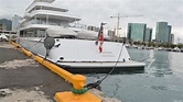 Billionaire Larry Ellison's Musashi mega-yacht docked at Honolulu's ...