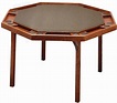 Wooden Poker Table With Folding Legs