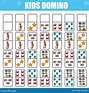 Domino Casero Como Hacer Un Dominó Para Niños De Preescolar / Domino ...