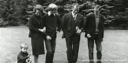 Willy Brandt und seine vier Kinder Ninja, Peter, Lars und Matthias