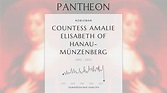 Countess Amalie Elisabeth of Hanau-Münzenberg Biography - Landgravine ...