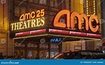 Famous AMC Movie Theater at Times Square New York - NEW YORK CITY, USA ...