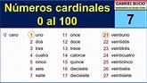 7 - Números cardinales 0 al 100 - YouTube