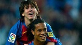 Barcelona: Lionel Messi gol 15 años aniversario pase de Ronaldinho ante ...