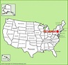 Scranton location on the U.S. Map