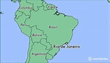 Where is Rio de Janeiro, Brazil? / Rio de Janeiro, Rio de Janeiro Map ...