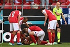 In scary scene at Euro 2020, Denmark's Eriksen collapses on the field ...