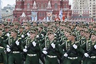 El desfile militar del Día de la Victoria en la Plaza Roja de Moscú, en ...