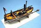 Lt. William Cushing's US Steam Picket Boat (4"L) 1-96 Cottage Industries