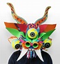 Máscara inspirada en la Diablada Puneña, hecho con cartón y papel ...