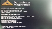 My PC starts with American Megatrends screen. : techsupport