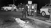 Los Angeles crime scenes in 1953