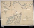 Map showing the location of the Batteries in Charleston Harbour and ...