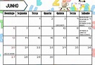 Calendário mensal 2021 com datas comemorativas