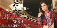 Five Star Divine Embroidered Collection 2014 By Five Star Textile ...