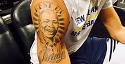 Anthony Davis tattoo on right arm is tribute to grandfather | NBA.com