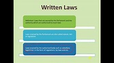Written Laws chapter 2&3 Part 1 - YouTube