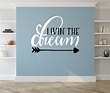 Livin the dream decal, dream wall decal, living the dream sign, the ...
