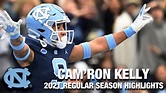 Cam'Ron Kelly 2021 Season Highlights | UNC CB - YouTube