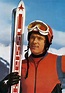 Heinrich Messner with Kneissl skis | Retro ski, Vintage ski, Skiing