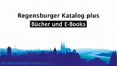 Tutorial Regensburger Katalog plus – Bücher und E-Books | OTH ...