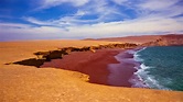 Playa Roja | Un desértico balneario de arenas rojizas y aguas peligrosas