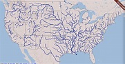 Map Of Major Rivers In The Us