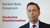 Norbert Bolz: Deutsches Staatsfernsehen - YouTube