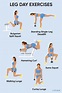 Trainers Share the Leg Day Exercises They Live For | Leg and glute ...