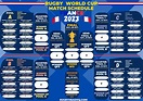 2023 Rugby World Cup Schedule Poster A1 Digital Download - Etsy Ireland