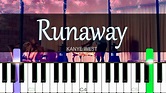 Runaway - Kanye West [Piano Tutorial] | SHEET MUSIC + MIDI 🔥 - YouTube
