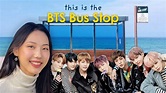 Visiting the BTS Bus Stop in Korea - YouTube