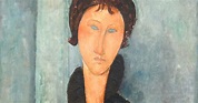 Mujer de ojos azules, 1918. Modigliani. - 3 minutos de arte