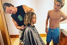 Matthew McConaughey's Son Levi Watches Dad Cut Little Brother ...