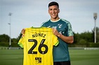 Marcelino Núñez en éxtasis en sus primeras horas en el Norwich City ...