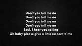 Erasure - A Little Respect (Lyrics) - YouTube