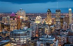 Fonds d'écran Montréal, Québec, Canada, ville, bâtiments, nuit ...