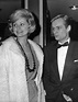 David McCallum and his wife, Jill Ireland, at the premiere of the film ...