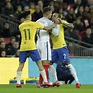 Brasil e Inglaterra empatan 0-0 en Wembley