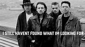 U2 - I Still Haven Found What Im Looking For - (Remastered) HD - YouTube