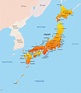Map Of Japan Labeled - Regions & Prefectures | EU Business in Japan ...