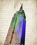 Empire State Building Digital Art by Aged Pixel