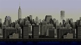 Download Empire State Building Building New York 8-bit Cityscape ...