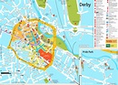 Derby tourist map - Ontheworldmap.com