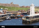 North Shields harbour Tyneside England Stock Photo - Alamy