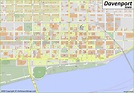 Davenport Map | Iowa, U.S. | Discover Davenport with Detailed Maps